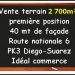 Vente terrain 4 000m² première position Diego-Suarez